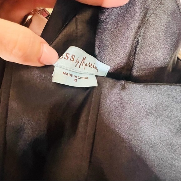 Guess by Marciano black satin silk corset mini dress 0 - Picture 7 of 8